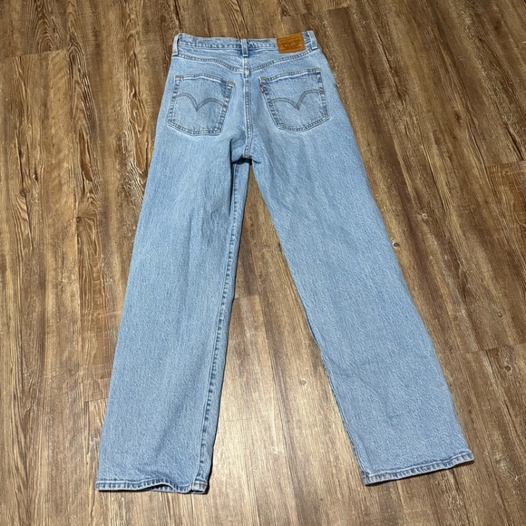 Levi's Ribcage Straight Jeans Women's 27 Button Fly Premium Denim High Rise Fit - Picture 8 of 8